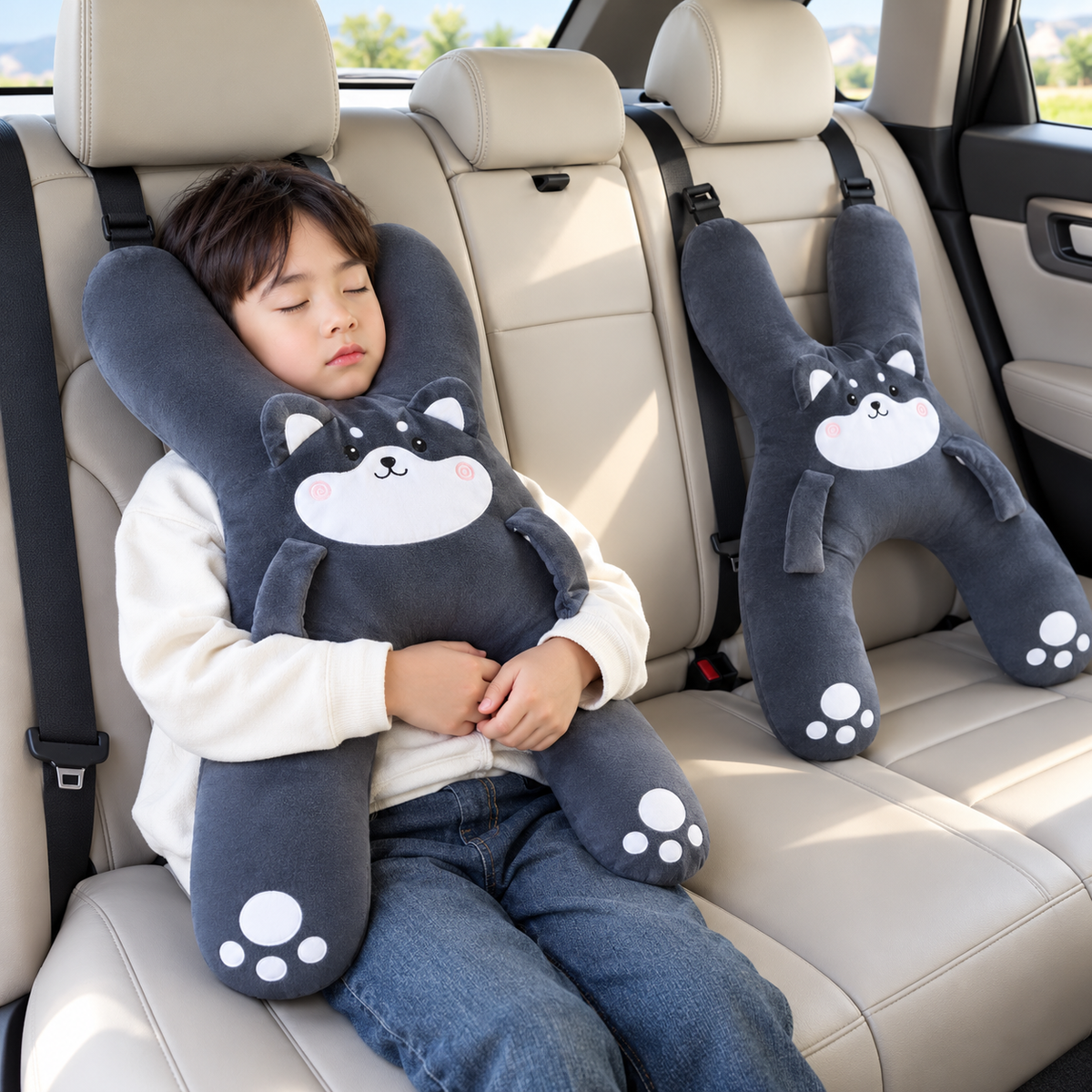 CuddleRide™ Kids Car Pillow